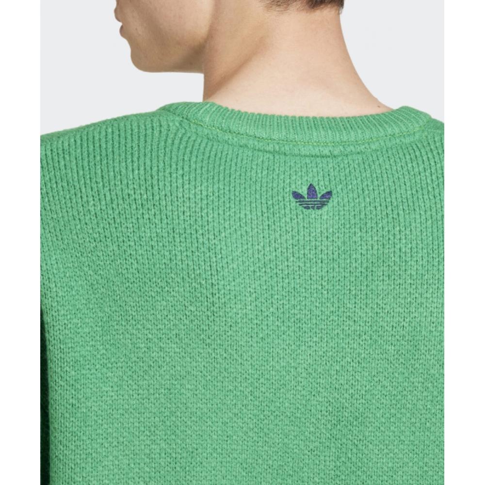 Adidas 70s Crewneck Sweater   Green Jn5966