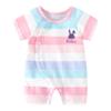 Summer Short Sleeve Pure Cotton Baby Romper - Infant Cartoon Crawling Bodysuit