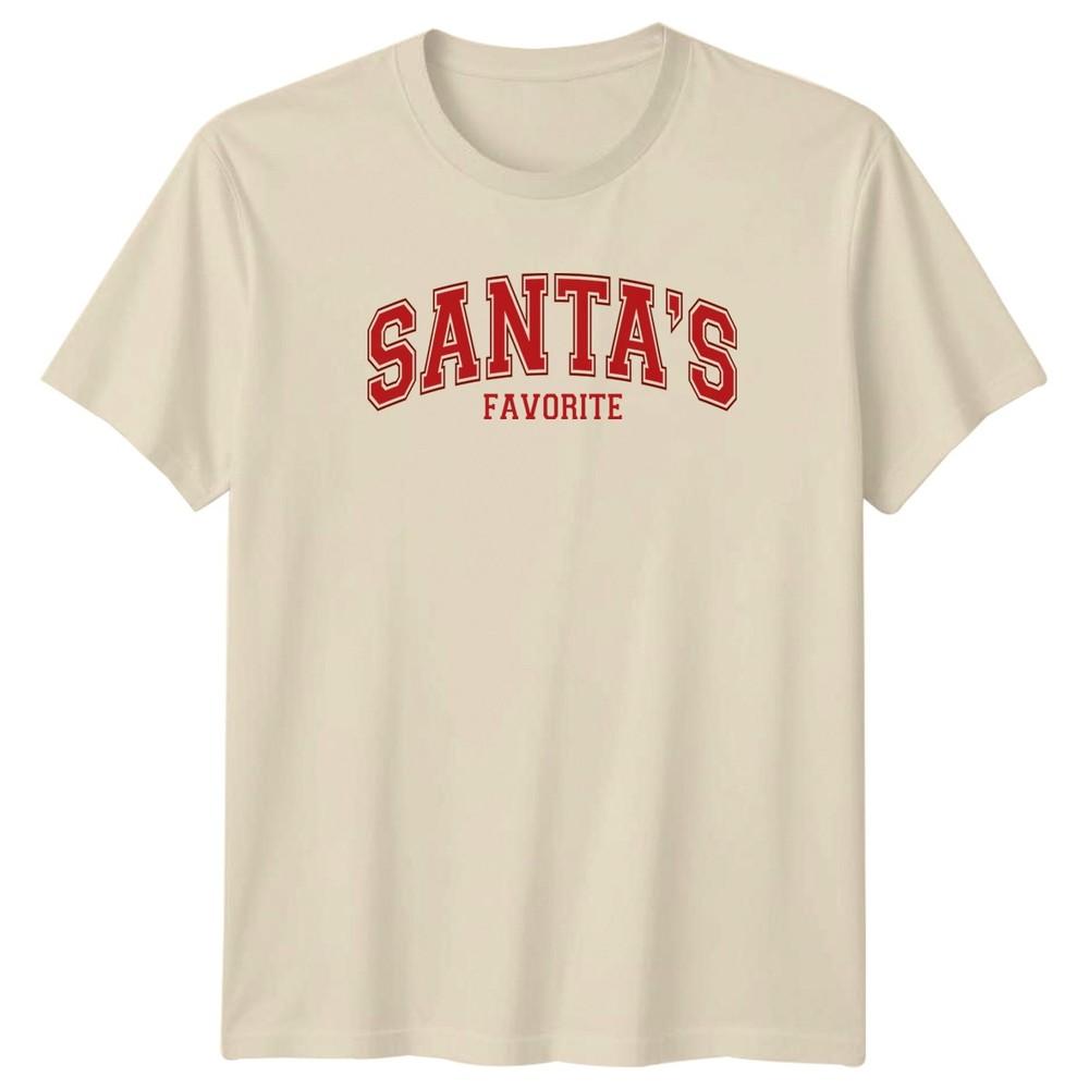 Santas Favorite Christmas Holidays Unisexs TShirt Unisexs Tee Graphic Top
