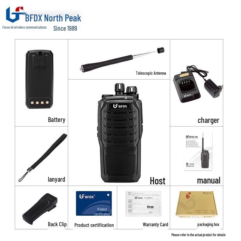 BFDX BF-N720U 5W Outdoor Handheld Walkie-Talkie (CN version)