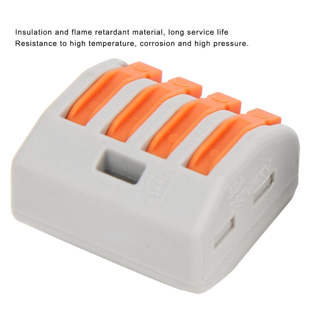 12 buc Conector PCT214 Bloc Terminal cu Arc Conector Cablu cu 4 căi