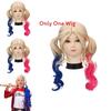 Suicide Squad Harley Quinn Cosplay Wig With Synthetic Fiber For Halloween Costume Parties