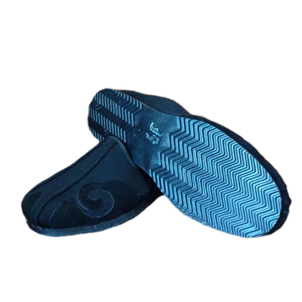 Boty pro bojová umění Deseti směrů: Tai Chi, Taoistické, Kung Fu & Cvičky s hákem ve tvaru oblaku a gumovou podrážkou pro muže & ženy