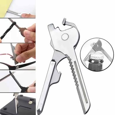 Nový 6 v 1 Utili Key Multifunkčný nástroj Viacúčelový skrutkovač Vreckový Viacúčelový Multitool Vybavenie Utility Vonkajší Gadget Ručný nástroj