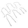 6Pcs Car Bulb Clip Stainless Steel Scratch Resistant Headlight Retainer Spring Clip for H1 H3 H4 H7 Bulbs