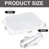 2 Pcs Plastic Bacon Keeper For Refrigerator Meat Saver Food Container With Airtight Lids Cold Cuts Food Storage Container For Fr