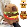 Hamburg Capybara Dog Plush Toy Fluffty Cute And Charming Plushie Doll Simulation Capibara Puppy Anime Adorable Stuffed Animals Gentle Plush Present