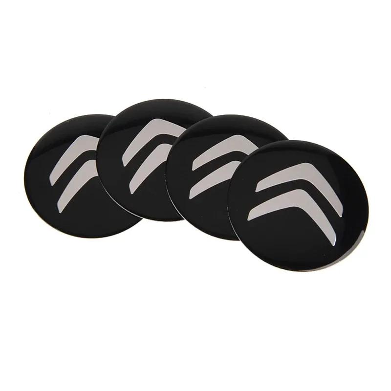

65mm Car Wheel Center Hub Caps Cover Sticker for Citroen Berlingo Picasso Xsara C1 C3 C4 C5 C8 DS3 DS4 DS5 - Exterior Accessorie
