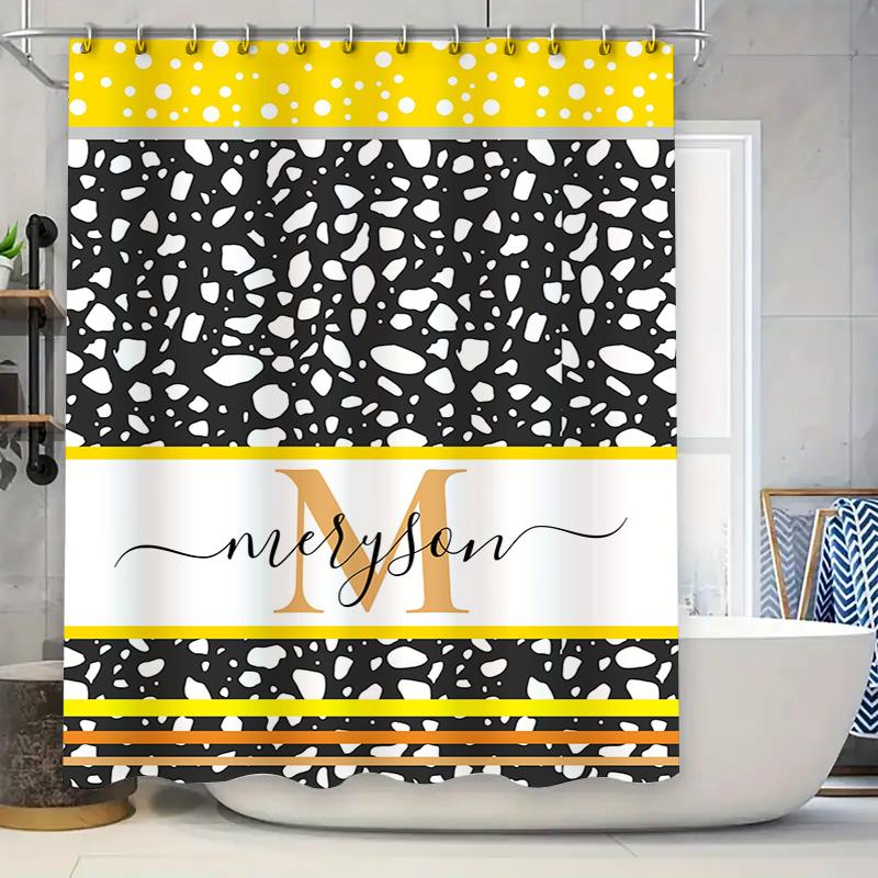 

Striped Shower Curtain Waterproof Bath Decor Home Decoration W60H190(CM)-1 Pcs