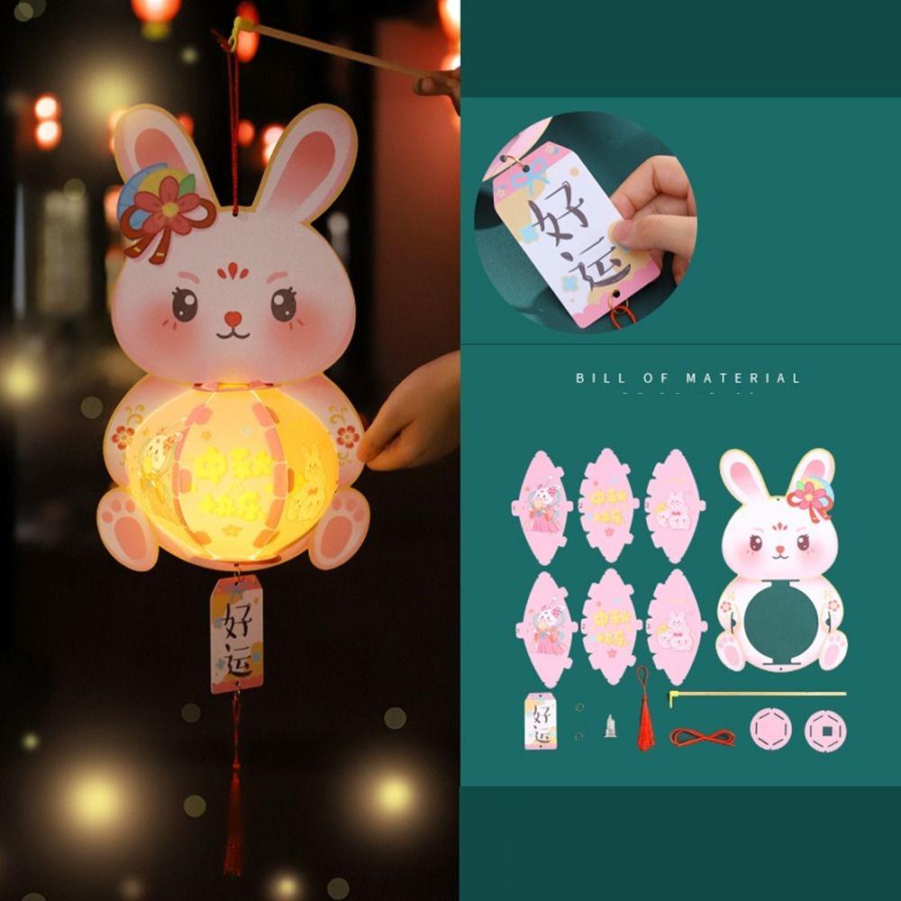 Hanging Rabbit Lantern Luminous Handheld Luminous Lantern  Mid-Autumn Festival