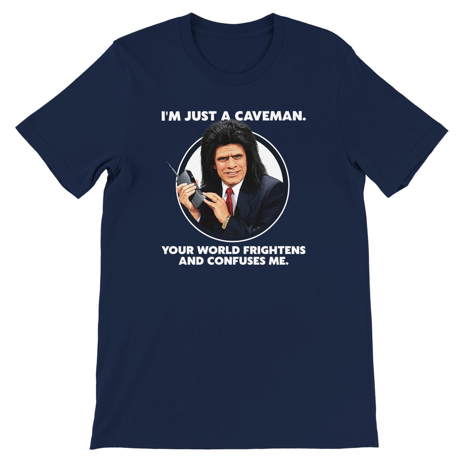Vintage SNL Unfrozen Caveman Lawyer T-Shirt - Retro Comedy M