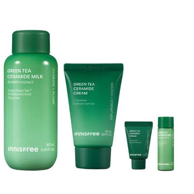 Zelený čaj Mléčná hydratační esence 160 ml + Máslový hydratační krém 50 ml (NOVÉ Vydání)