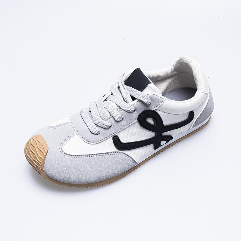 Women's Spring and Autumn New Sports Women's Shoes Women's Retro Fashion Waffle Shoes Versatile Casual Soft-soled Single Shoes