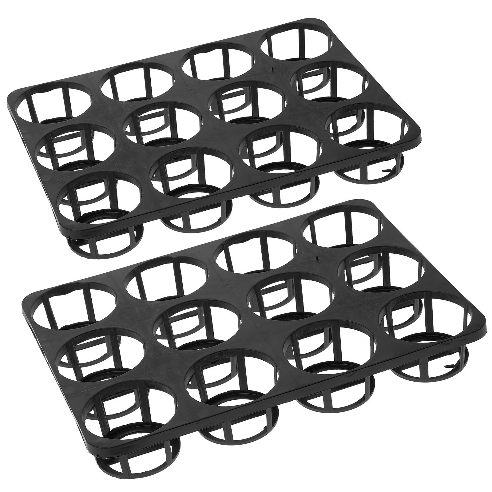 

2 шт. Поддон для выращивания рассады, горшки, держатель для круга, проращиватель, лотки для цветочных горшков для ростков пшеницы