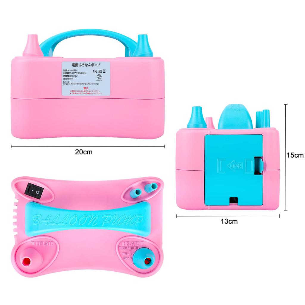 Deeplee Electric Balloon Electric For Air Pump for Rubber 2 Air Can Be Used Japanese Instruction Manual Nozzle For Birthday Parties Pump, Blower,