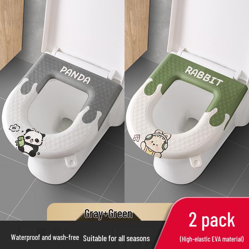 Universal Waterproof Washable Toilet Seat Cushion for All Seasons - 2024