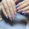 Clear Silicone Nail Stamper Transparent Visible Body French Tip Nails Art Stamping Tools for French Nail Manicure Art
