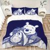 3pcs set Piglet Winnie1pc of quilt cover+2pcs of pillowcase, no core, print bedding, All Seasons Bedroom Setting068