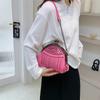 Womens Chain Shoulder Bag PU Leather Handbags Tassels Rivets Crossbody Bag Fashion Messenger Bag Seashells Bag for Daily