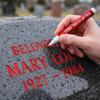 Waterproof Tombstone Marker Oil Based Paint Pen Fade Resistant Long Lasting for Cemetery Gravestone Lettering Use
