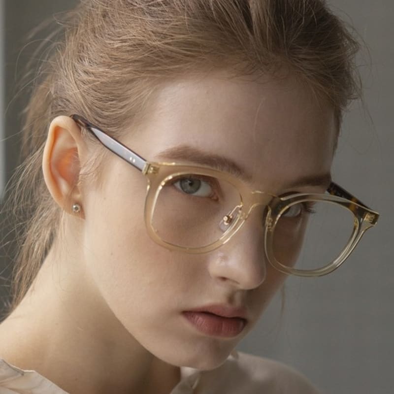 Oddeyewear ALI GLASSES YELLOW CLEAR