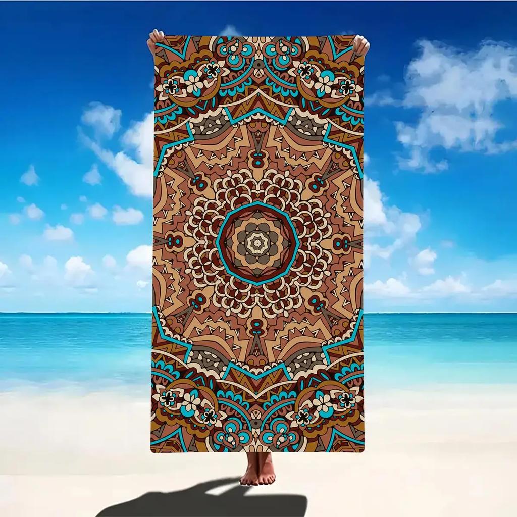 Classical Beach Towel Large Size Outdoor Travel Camping Absorbent Beach Towels Super Soft Summer Swimming Towel Bath Towel Sea