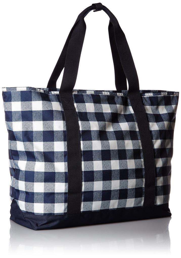 Coleman Tote MD 2000027125 Navy Check Tote Bag C-Daily
