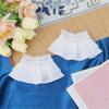 Fashionable Two Piece Lace Arm Sleeves With Detachable Neck Cover For Women
