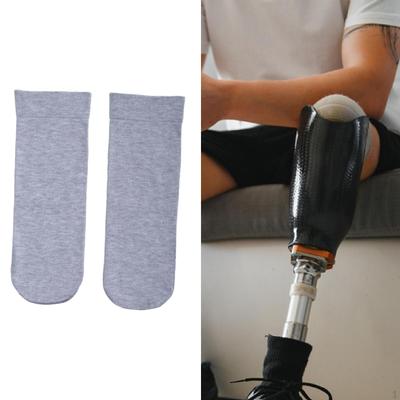 2Pcs Amputee Socks Elastic Protection Sleeve Soft Thickened Prosthetic