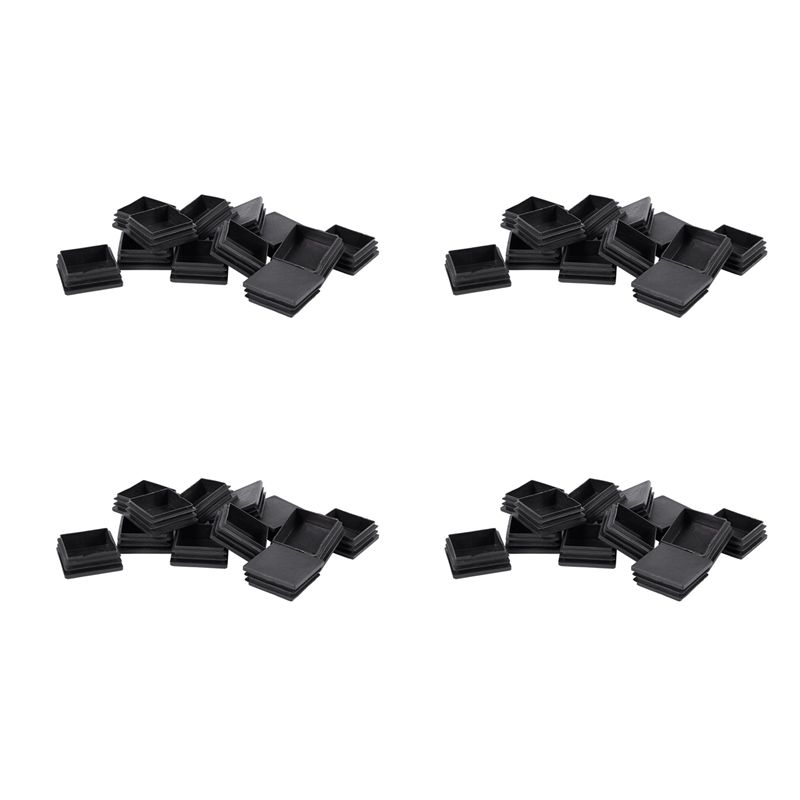 ABUL-50Mm X 50Mm Plastic Square End Blind Plugs Cap Pipe Inserts 48Pcs