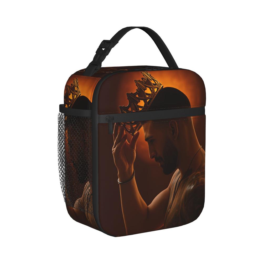 Ilias Topurias Lunch Bag  Leisure Lunch Box Outdoor Picnic Portable Insulated Tote Food Bags For Men Waterproof Cooler Bag