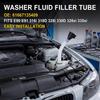 61667135409 Washer Fluid Reservoir Windshield Tank Tube Filler Pipe For E81 E82 E84 E87 E88 E90 E91 E92