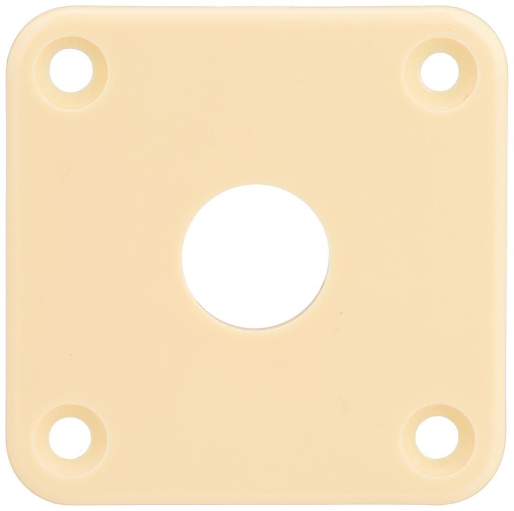 Scud side jack square ivory plate, plastic, P-100I