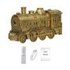 Aroma Diffuser with Timer 300ml Vintage Train Diffuser, Steam Locomotive Humidifier Remote & LED Unique Desk Accessories for Study Light, 2 Mist Modes