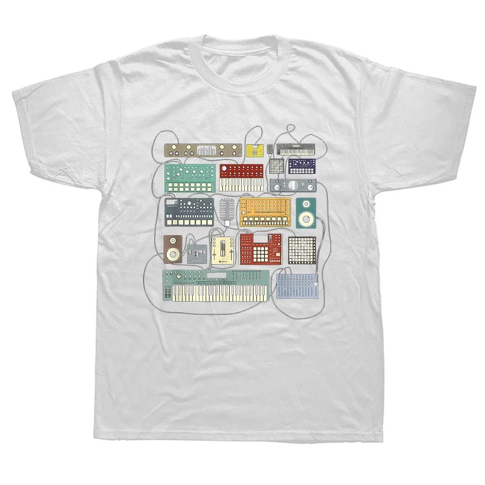 Men Women Cotton Tshirt Fashion T-shirt Streetwear Electronic Musician Synthesizer And Drum Machine Dj Hot Sale T Shirt