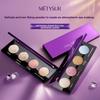 METYSUR Palette Ombretti Dream Four Shades Blendabile Lunga Durata Opaco Brillante Scintillante Altamente Pigmentata per Trucco Quotidiano Occidentale