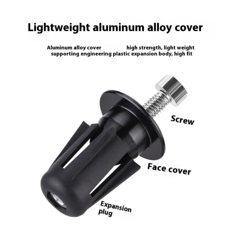 Aluminum Alloys Bicycles Grip End Caps Road Bike Handlebar End Plugs Replacement Bike Grip Handlebar End Caps Enduring