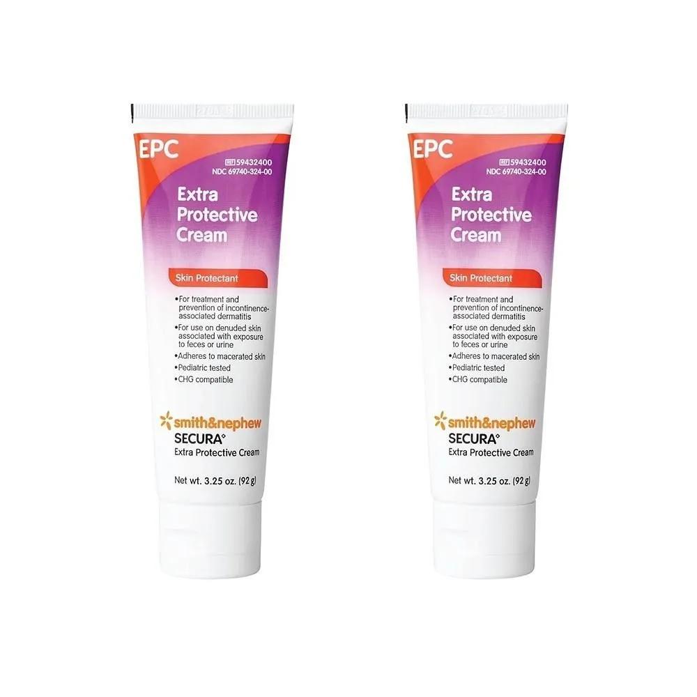 

Smith+Nephew SECURA Cream 92g 2 packs Smith+Nephew SECURA Extra Protective Cream (EPC) Tube, Diaper Rash