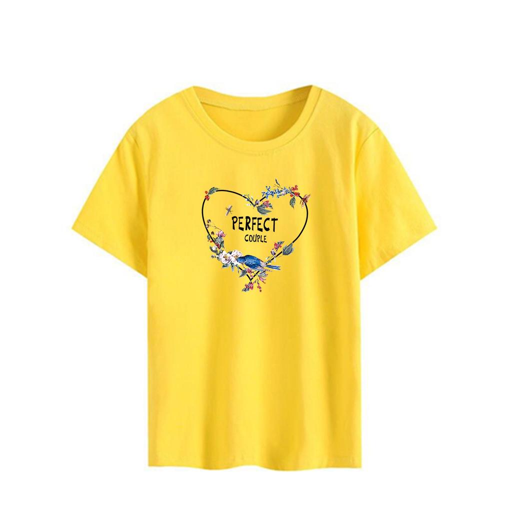 Summer 2025 New Short-sleeved T-shirt Women's Round-neck Printed Top