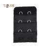 5 Stücke Frauen 3 Reihen 2 Haken Dessous Push Up Soft-BH-Träger Extender Weiche Zurück Band Verlängerung