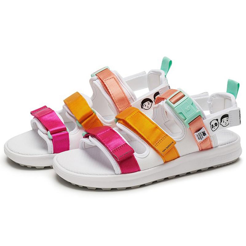 New Balance X Noritake 750 Sport Sandals White/Orange/Purple Sneakers SDL7501N