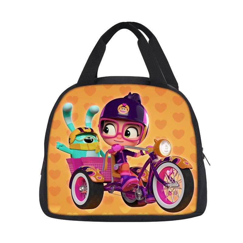 Abby Hatcher lunch bag new large capacity versatile cartoon print student boy and girl best birthday gift for school