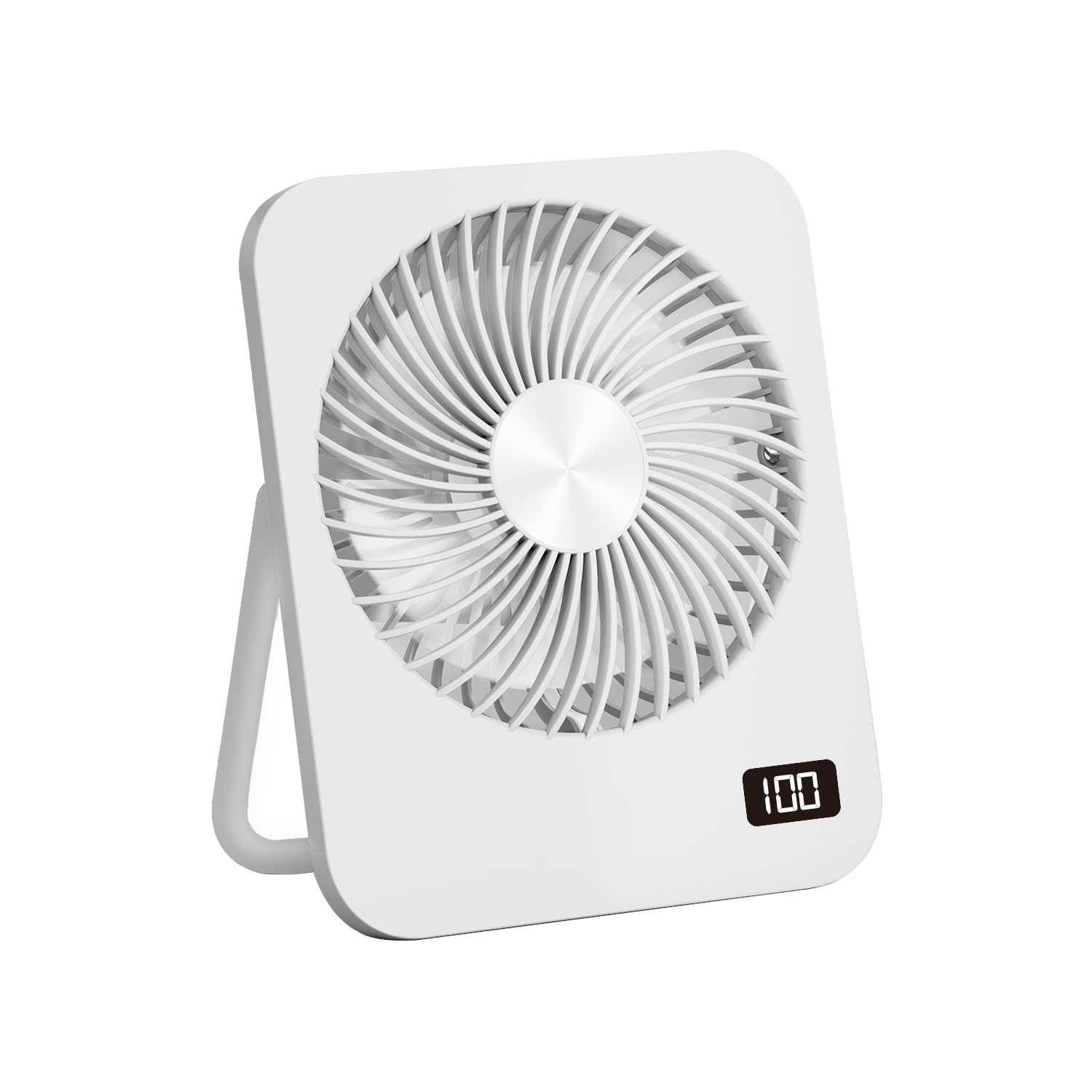 

Faryuan Small Desk Rechargeable Foldable Personal Portable 5 Adjustable Quiet Desk USB Fan for and Home Use Fan, Fan, 2000mAh, Speeds, Mount, Office,