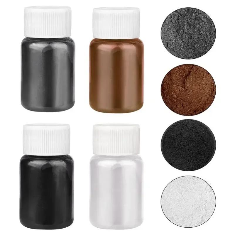 24 Colors 15g Mica Pearl Powder for Epoxy Resin, Soap, Candle, and Jewelry Crafting – Natural Pigment Dye for DIY Projects