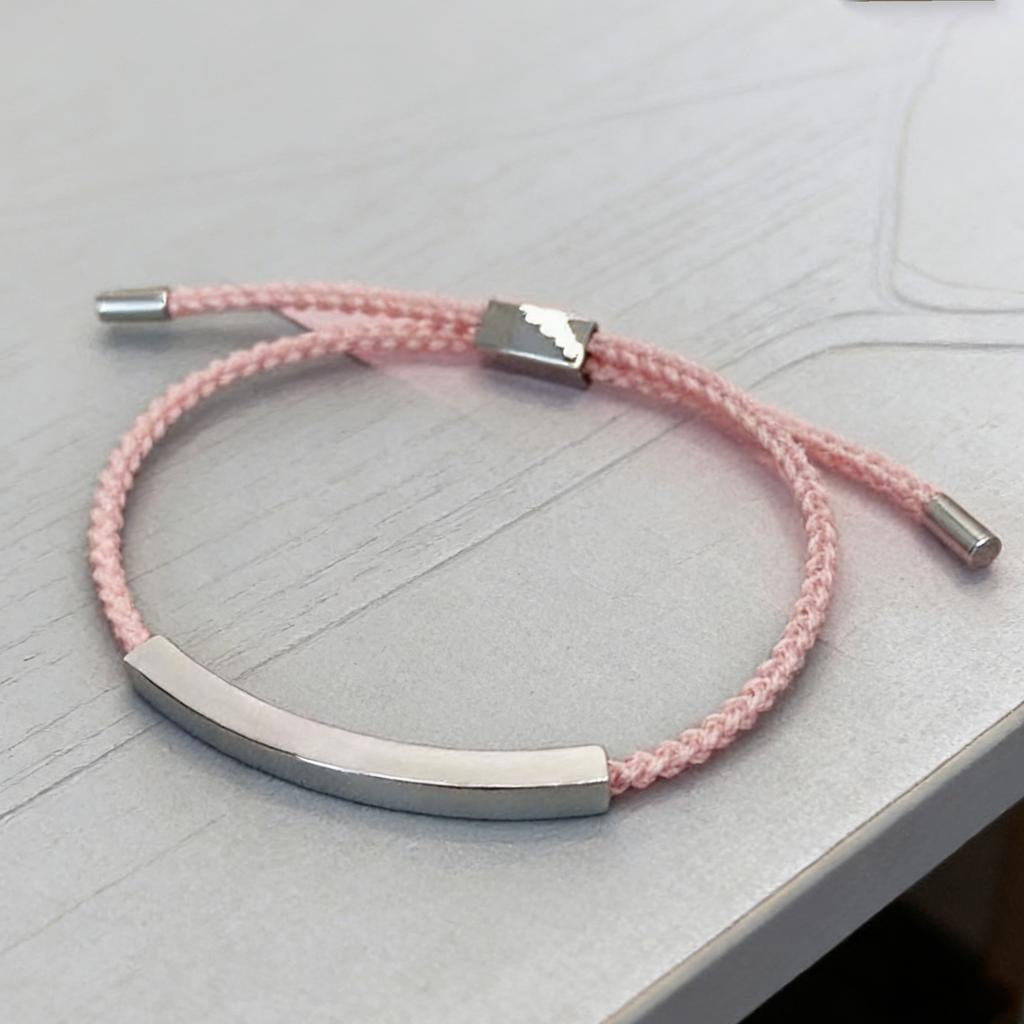 Atoztide Engrave Name Bracelet For Women Men Stainless Steel Jewelry Color Braided Rope Chain Personalized Couple Birthday Gift