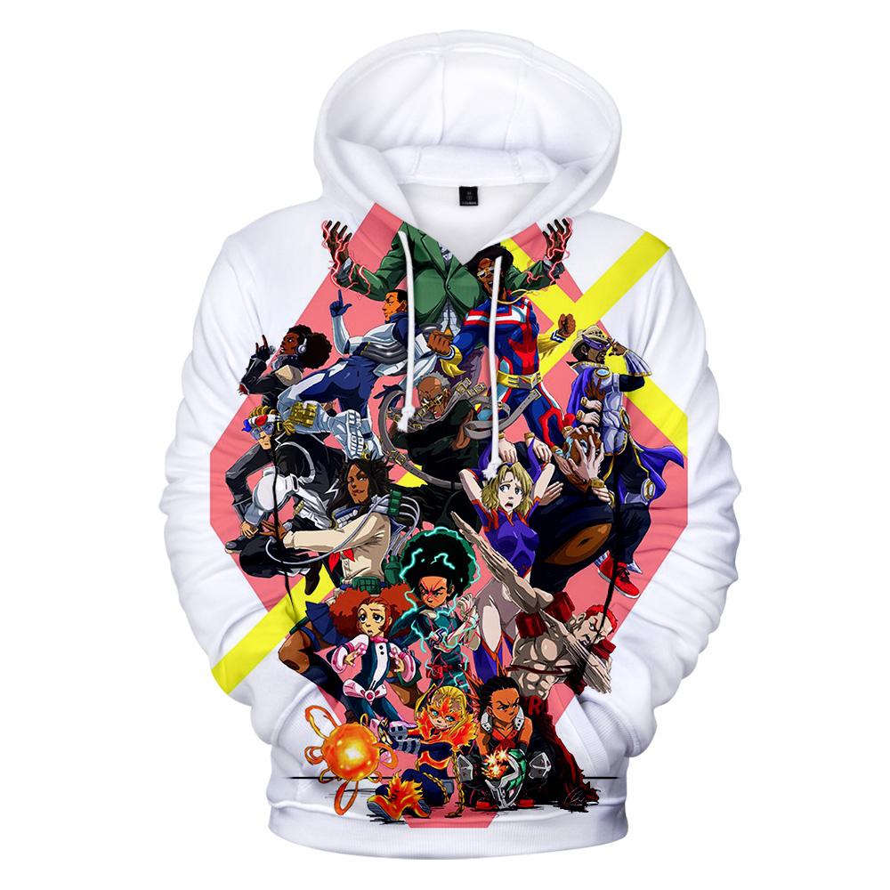 The Boondocks Hoodies 3D Long Sleeve Sweatshirt Men's Hoodie Women Casual Harajuku Streetwear Unisex Oversized Clothes