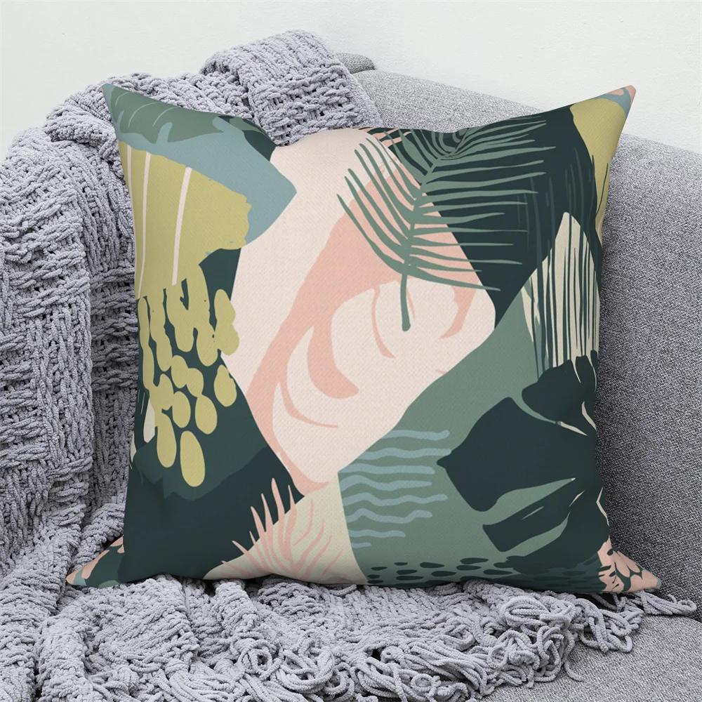 Geometric Pattern Throw Pillow Cover Home Decor Sofa Decorative   Nordic Abstract Art Cushion