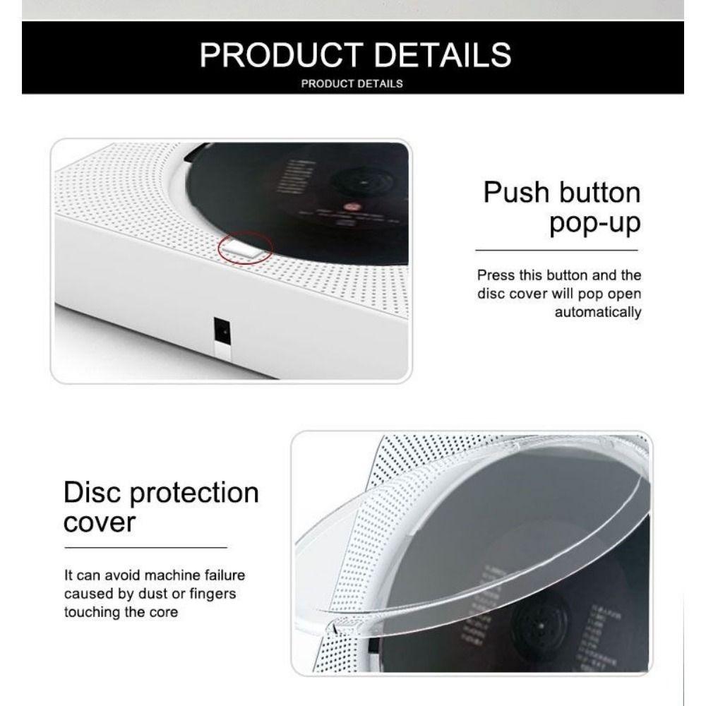 LED ekranlı Bluetooth CD Çalar (Şarj fonksiyonu ile)