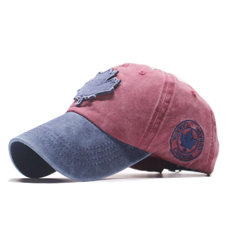 Hats Men's and Women's Washed Cloth Peaked Caps Outdoor Sunscreen Caps Casual Versatile Spring and Autumn Sunshade Color Matching Baseball Caps