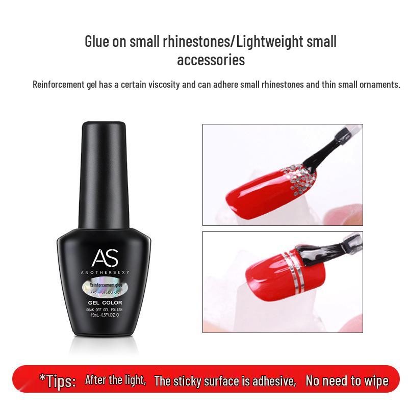 Beginner Nail Salon Gel: Base Coat, Top Coat, Builder Gel, Anti-Lifting, Anti-Yellowing, Anti-Settling.